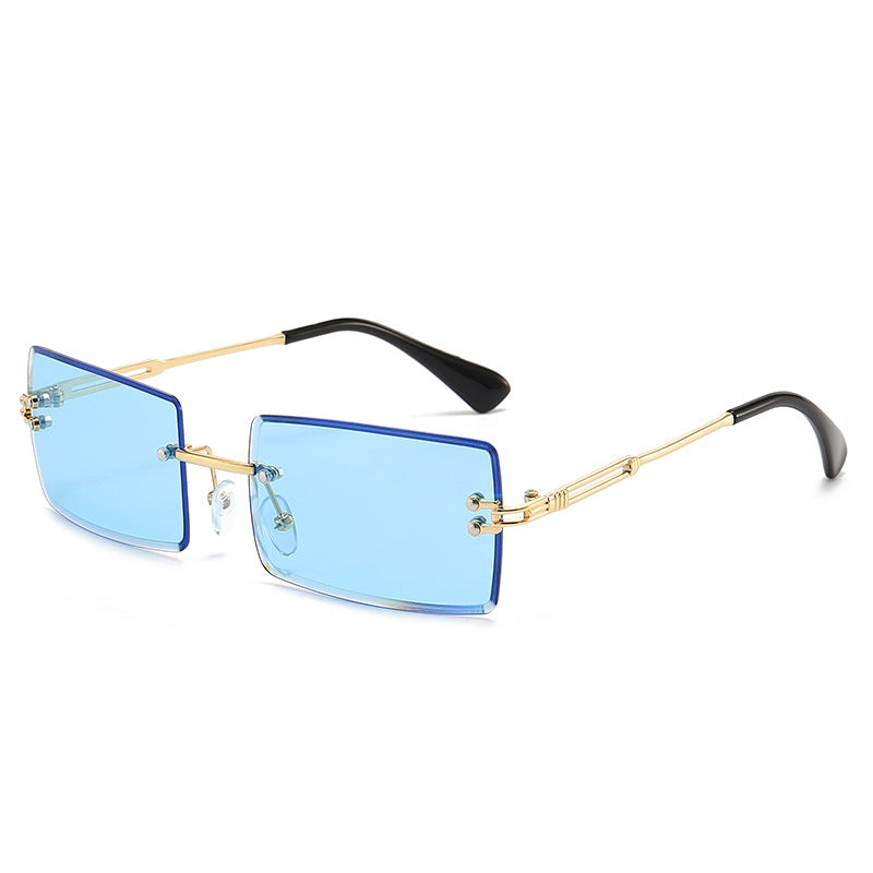 Wholesale Frameless Cut Edge Square PC Sunglasses
